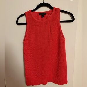 Hot Pink Sleeveless Knit Vest Top